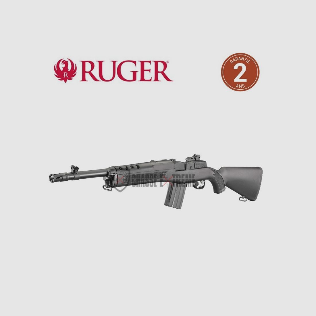 Repetierbüchse RUGER MINI-14 Tactical 16,12" 20 Schuss Kaliber 300 Blk mit Mündungsfeuerdämpfer, Bild 3 von 4