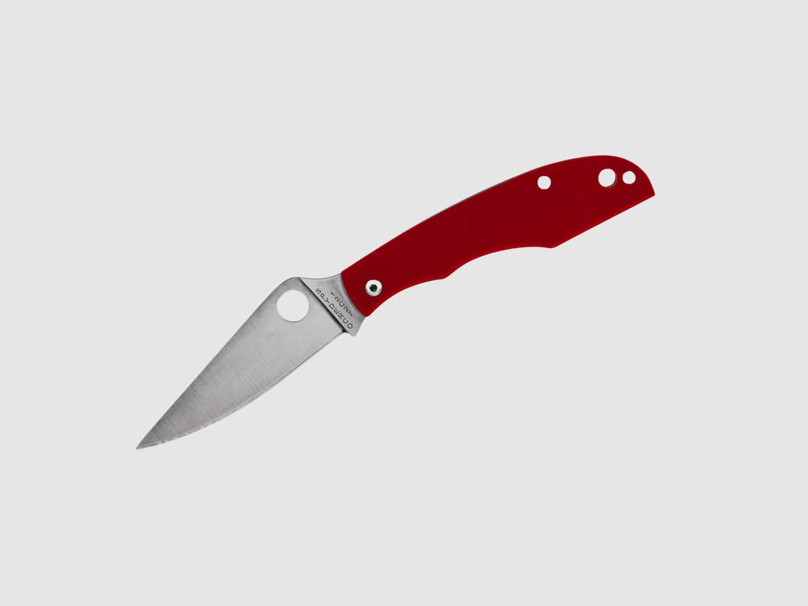 Couteau Spyderco Grasshopper G10 Rouge PlainEdge Slipjoint