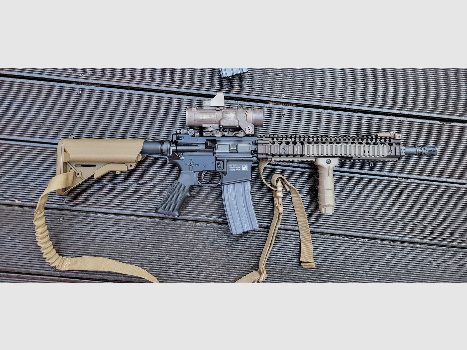 M4A1 Sopmod Block 2 Daniel Defense KAC .223 14,5" Projekt karabinu Klong