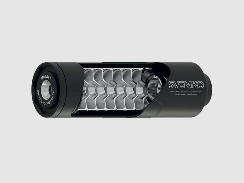 Silenziatore Svemko Micro Quick Mount incluso adattatore, immagine 1 di 2