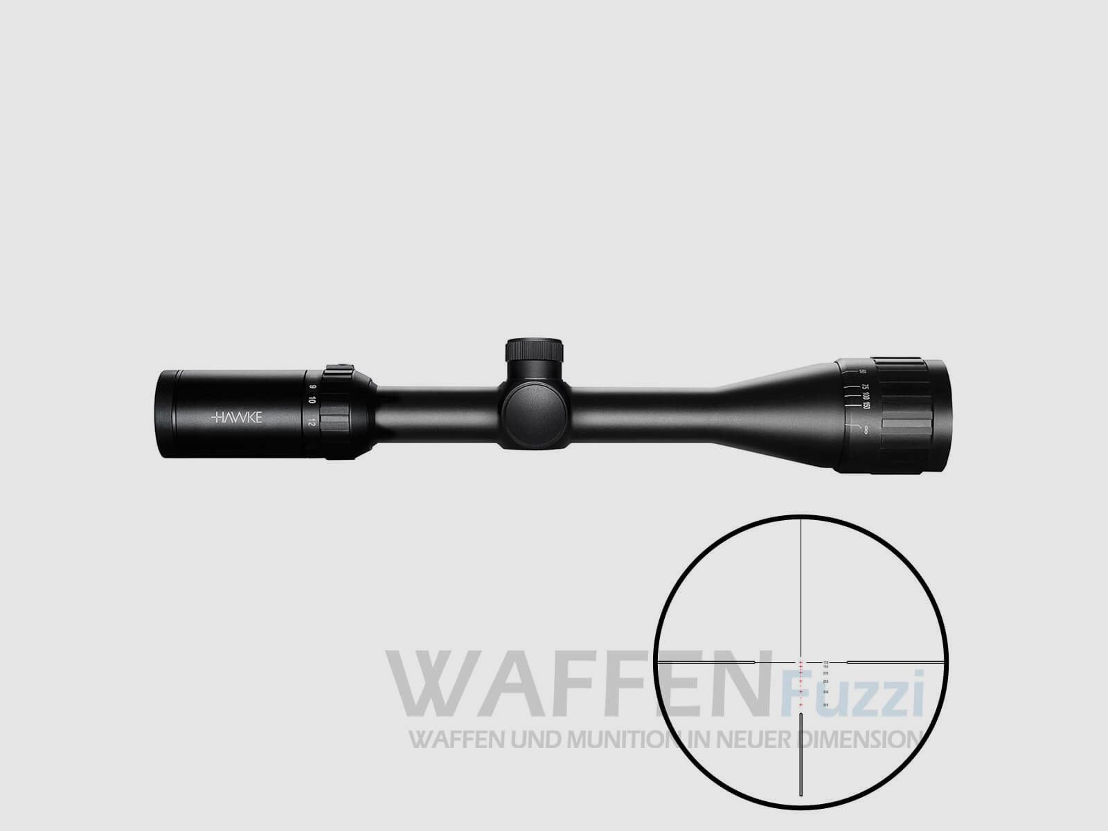Hawke Vantage IR 4-12×40AO RIMFIRE .17 HMR Red / Green Reticle