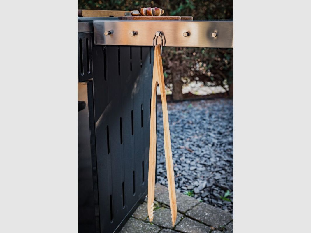 Grillfürst Bambus Grillzange 60 cm