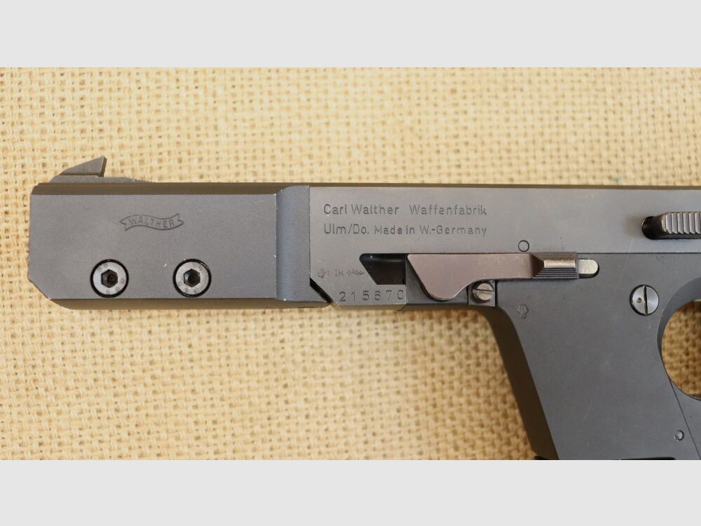 Walther GSP, Kal. .32, inkl. Wechselsystem Kal. .22lr