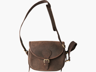 Härkila patrontaske i Læder Shadow Brown T/125
