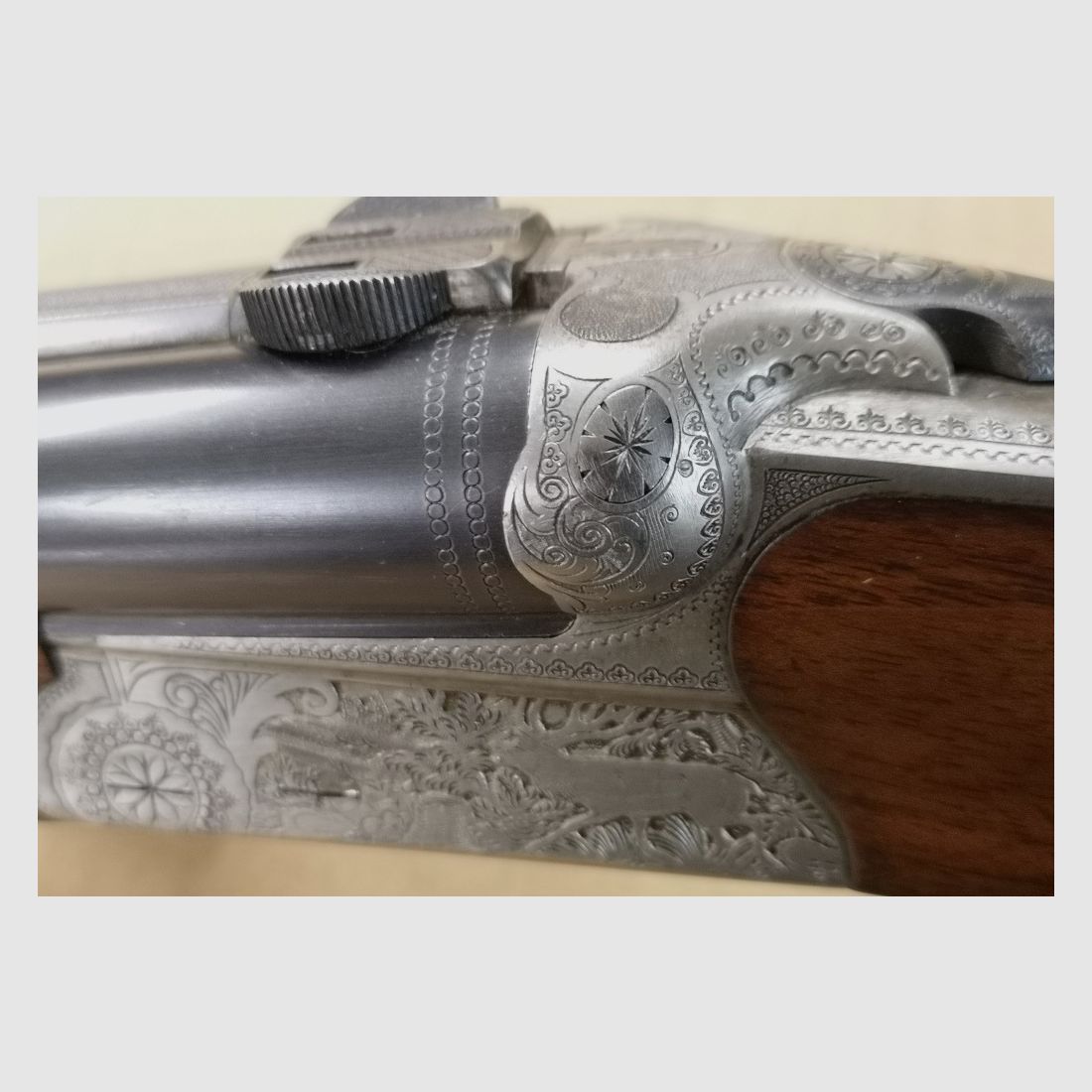 Drilling Merkel 8x57 JRS 16/70 16/70 with Suhl hook mount and Zeiss scope