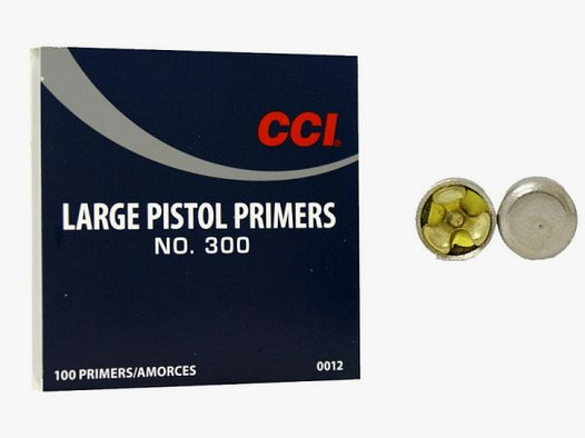 CCI Zündhütchen 300 Large Pistol 1000 Stück