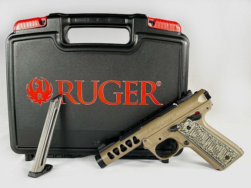 RUGER Mark IV 22/45 Lite FDE 4.4"