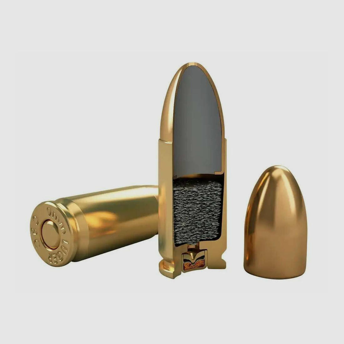 Magtech Full Metal Jacket 8,0g/124grs. 1.000 disparos