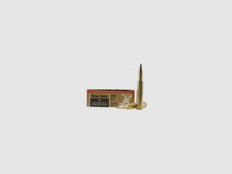 Büchsenpatronen Federal Premium Vital shok Nosler Ballistic Tip ..270 Win. 130gr. !!!