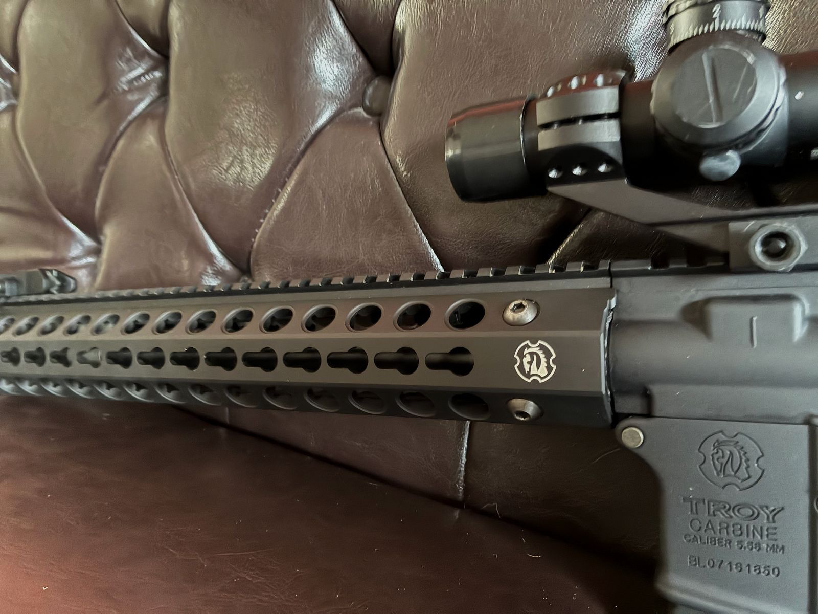 Troy Industries Carbine .223 Rem. incl. AR .300 BLK optic – minder dan 50 schoten!, afbeelding 3 van 8