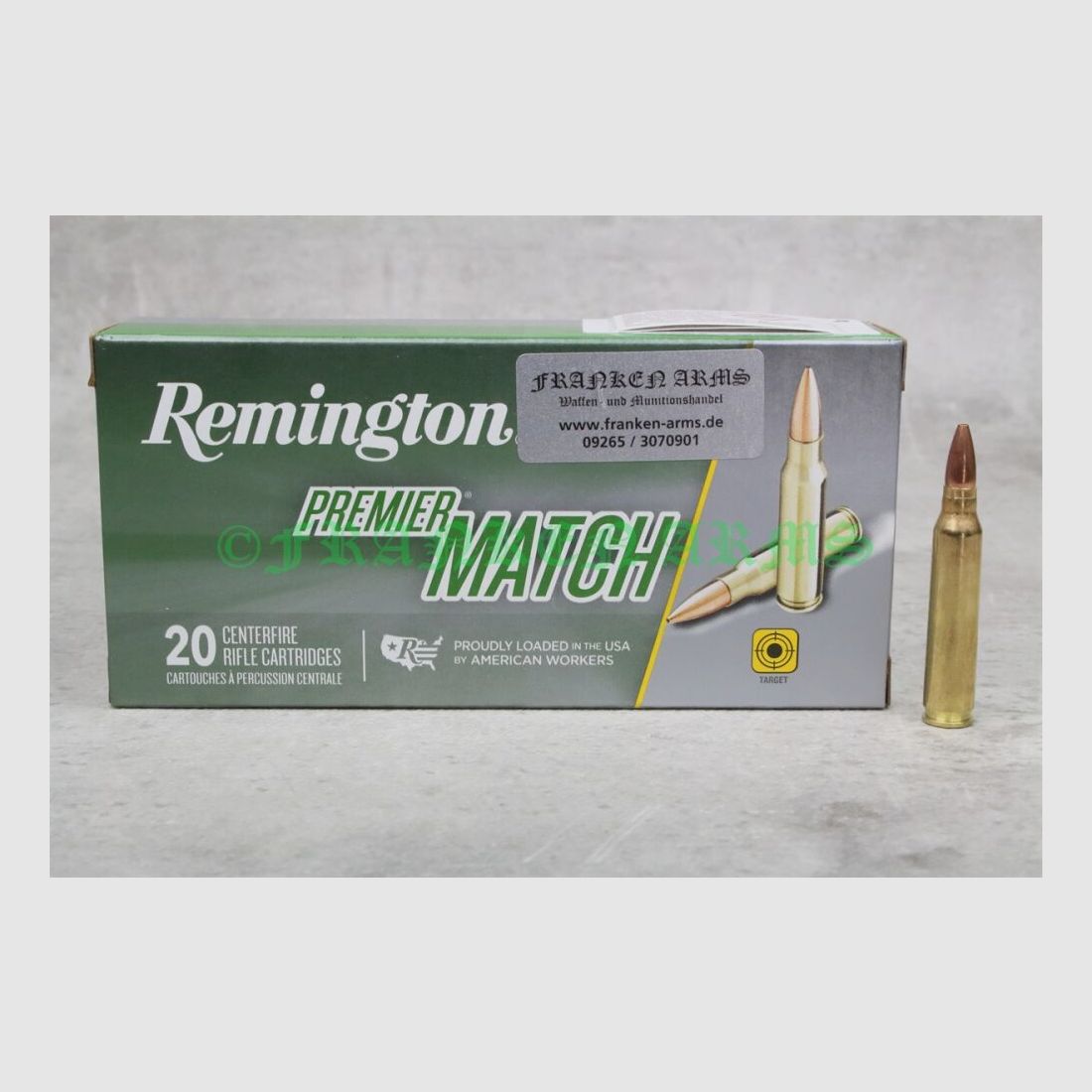 Remington Premier Match Matchking BTHP .223 Rem. 52gr 3,36g 20 Stück Staffelpreise