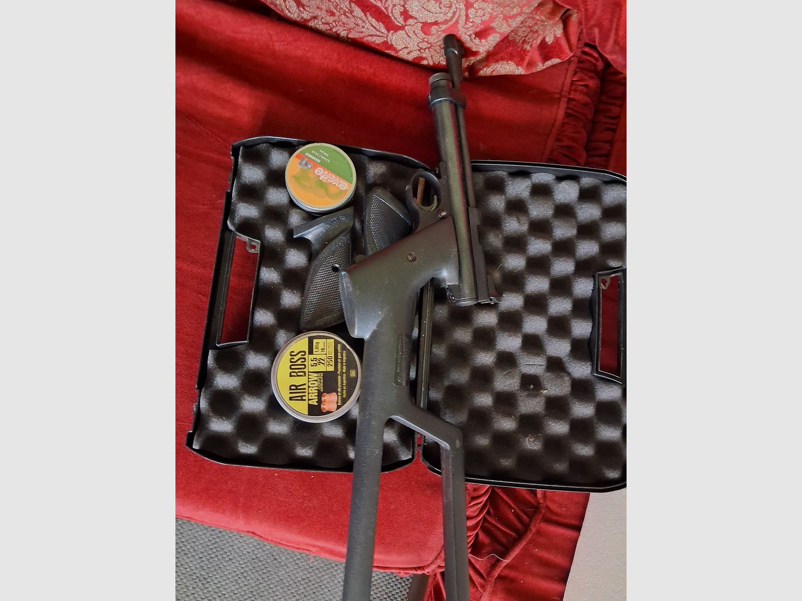 Verkaufe co2 Waffen Set und ein Knick lauf 