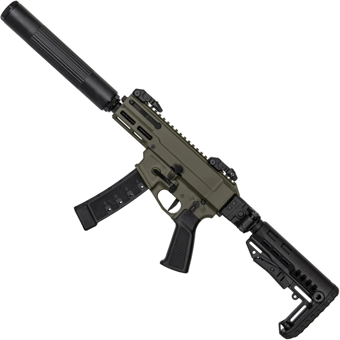 Huglu Mohac pistola mitragliatrice 4.8" – cal. 9x19 – OD Green, immagine 7 di 8