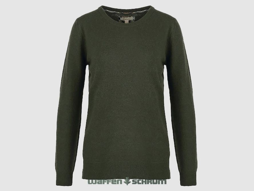 Barbour Pullover Damen Pendle Crew  warm olive/ fawn