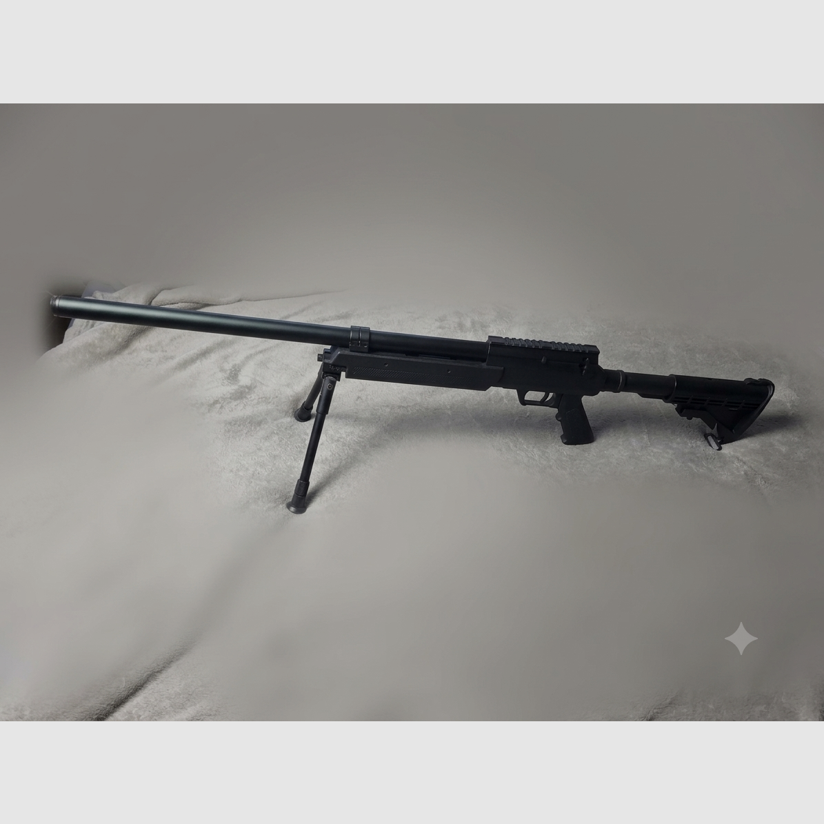 Rifle de francotirador / Sniper-Rifle Softair con bípode y munición BB, imagen 1 de 6