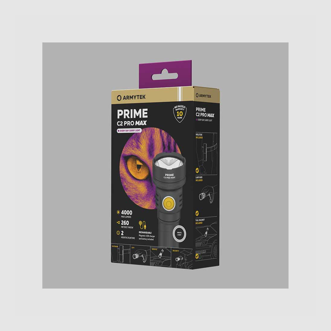 ARMYTEK PRIME C2 PRO MAX WHITE