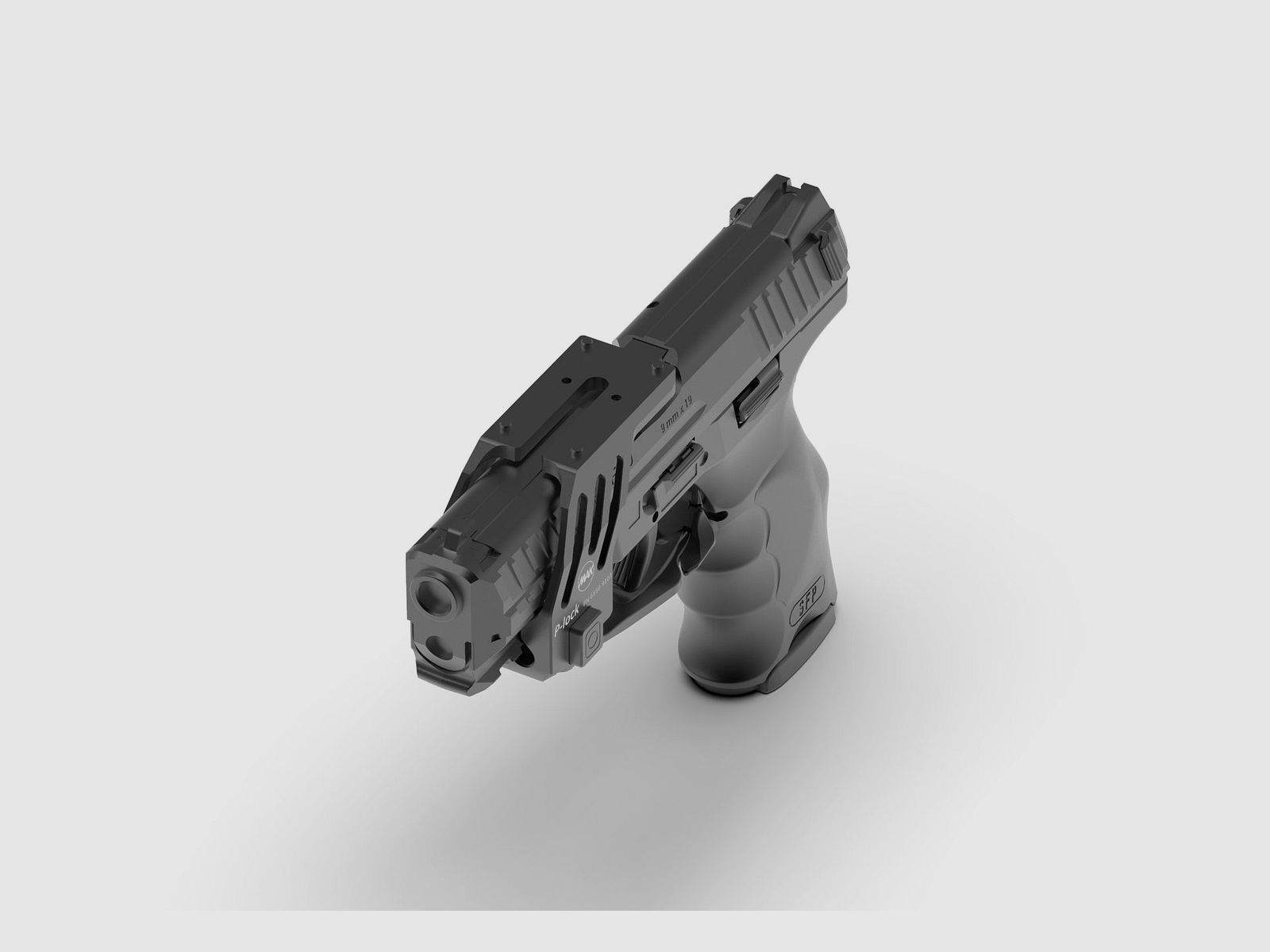 MAK P-LOCK - Montaggio per mirini reflex per pistole