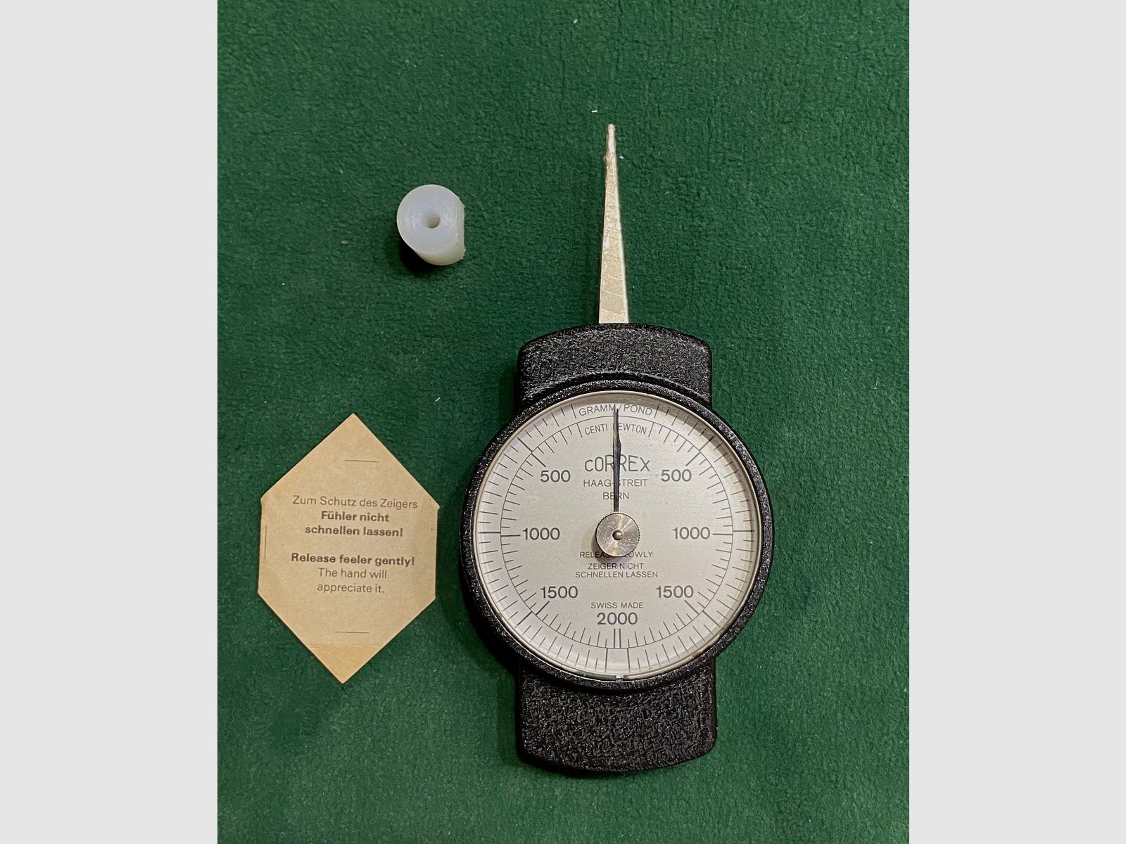 CORREX Haag-Streit Bern SwissMade waga sprężynowa - waga sprężynowa wysokiej jakości - waga sprężynowa 500 - 2000 g