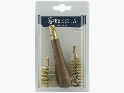 Juego de cepillos de limpieza Beretta para chokes y cámaras de cartuchos, para calibre .12