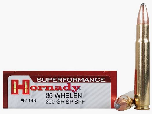 Hornady Superformance .35 Whelen 200GR InterLock SP 20 cartridges