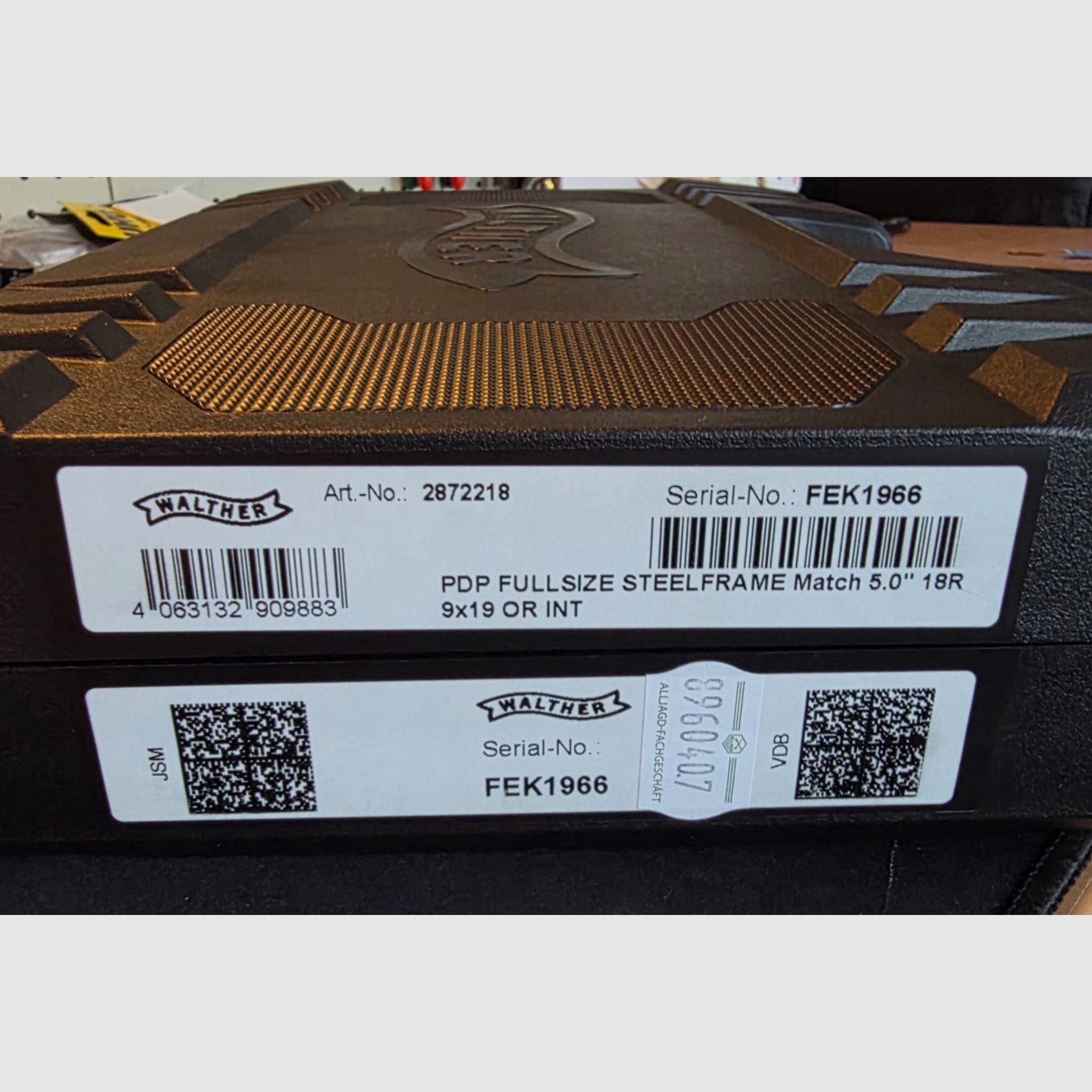 Walther PDP SteelFrame Match 5" mit viel Zubehör