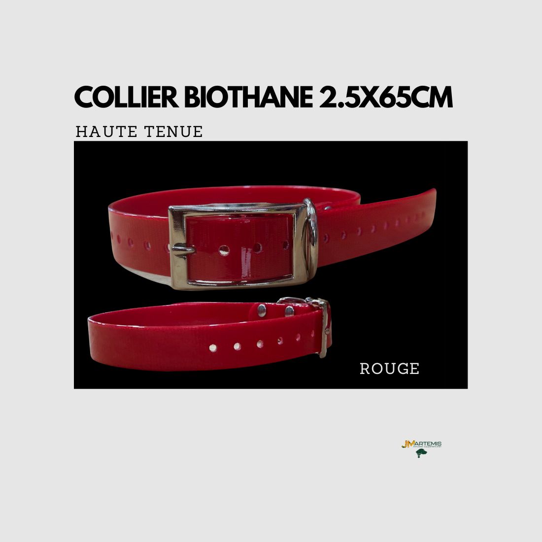 Collar para Perros Biothane Tamaño 2,5x65cm Alta Resistencia, imagen 10 de 16