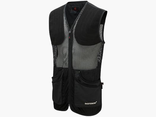 ShooterKing clay shooter zomer schietvest zwart