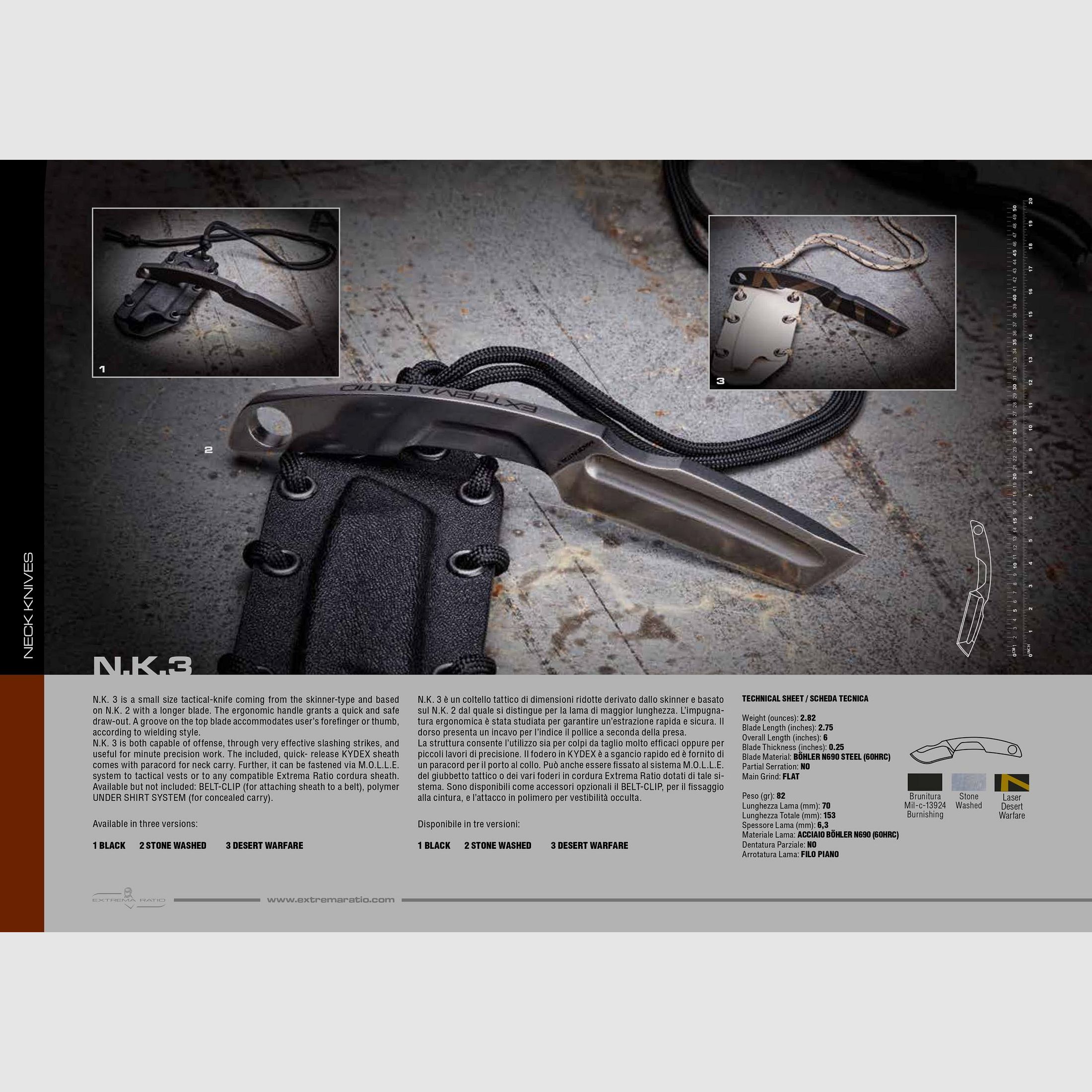 EXTREMA RATIO LAME FIXE – COUTEAUX DE COU, image 4 sur 6