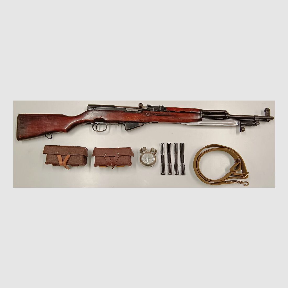 Selbstladebüchse Simonov SKS-45, komplett nummerngleich, inkl.