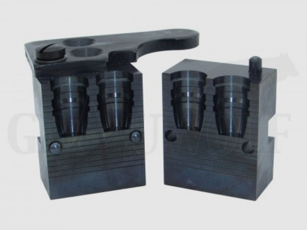 .452 / 11,48 mm 255 gr / 16,5 g Lyman #452424 2-fach Kokille Semi Wadcuttergeschosse