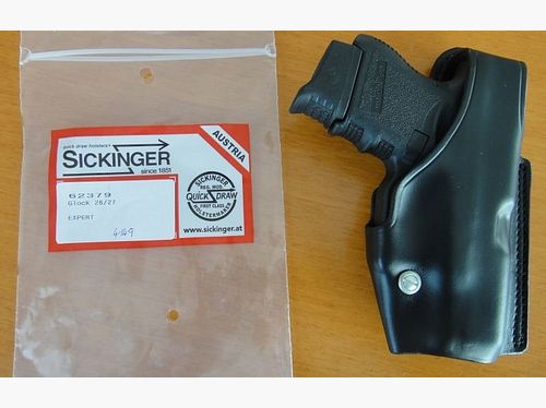 Sickinger Sickinger Holster EXPERT schwarz für SL-Pistole Glock 26/27