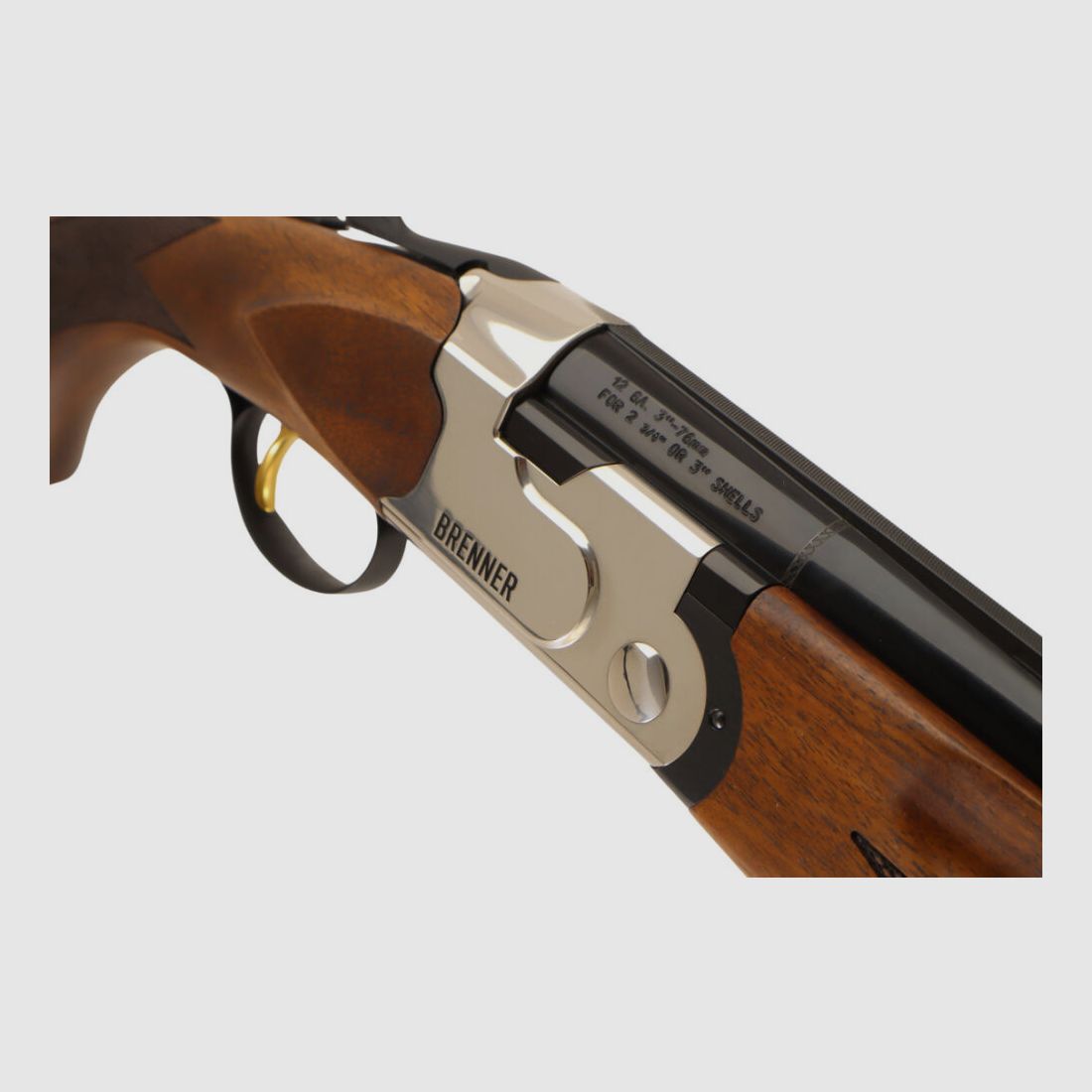 Brenner BF18 Silver (White) / BF 18 Silber LL 71cm Bockflinte - Stahlschrotbeschuss
