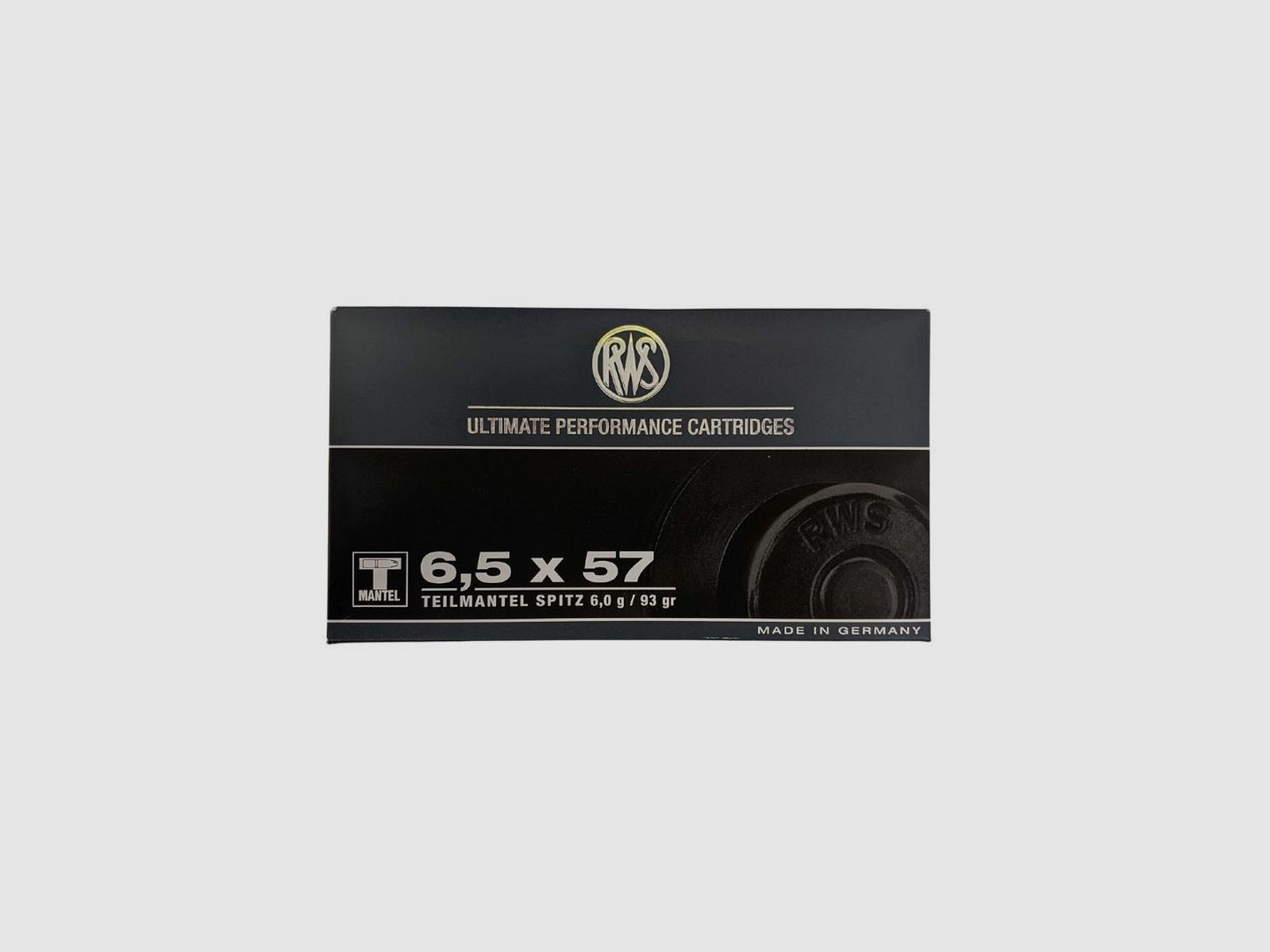 RWS T-Mantel cartridges 6.5x57 6.0g, 93gr. !!!