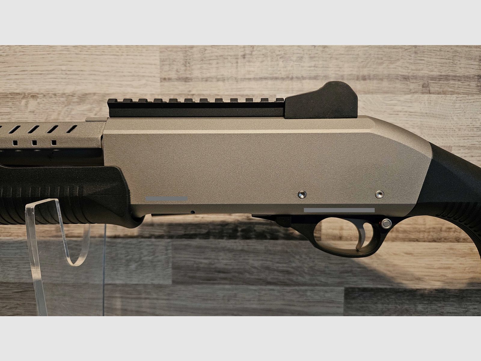 Neuware - Vorderschaftrepetierflinte Pumpgun Akkar Karatay TK-355 612PS Titanium Kal. 12/76