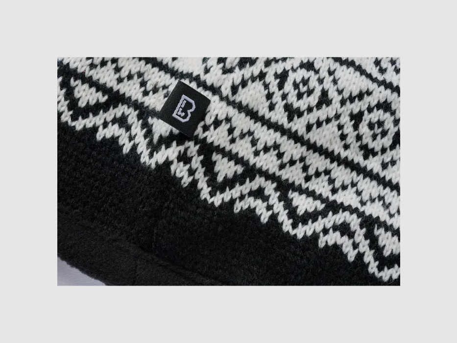 Chapeau de neige noir