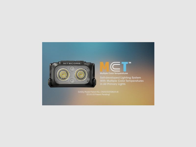 NITECORE NU25 MCT Linterna frontal 400 lúmenes, imagen 2 de 8