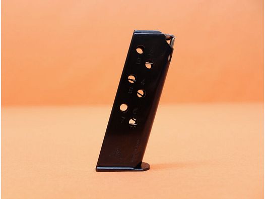 MEC-GAR Walther PPK: Magazin MEC-GAR 7-Schuss brüniert ohne Magazinschuh 7,65mmBrowning