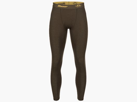 Blaser Merino Base Layer Tights Jonar dunkelbraun Unterwäsche