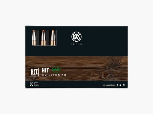 RWS .300 Win Mag HIT 10.7 g / 165 grs - Boite de 20 cps