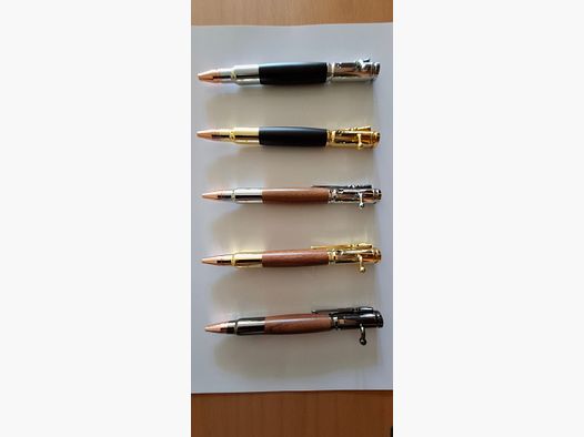 Selling hunting writer ballpoint pens in various combinations.