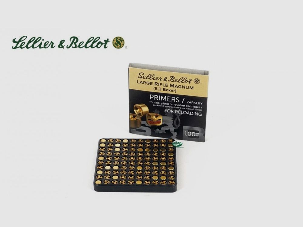 SELLIER & BELLOT Zündhütchen Large Rifle Magnum 100 Stück