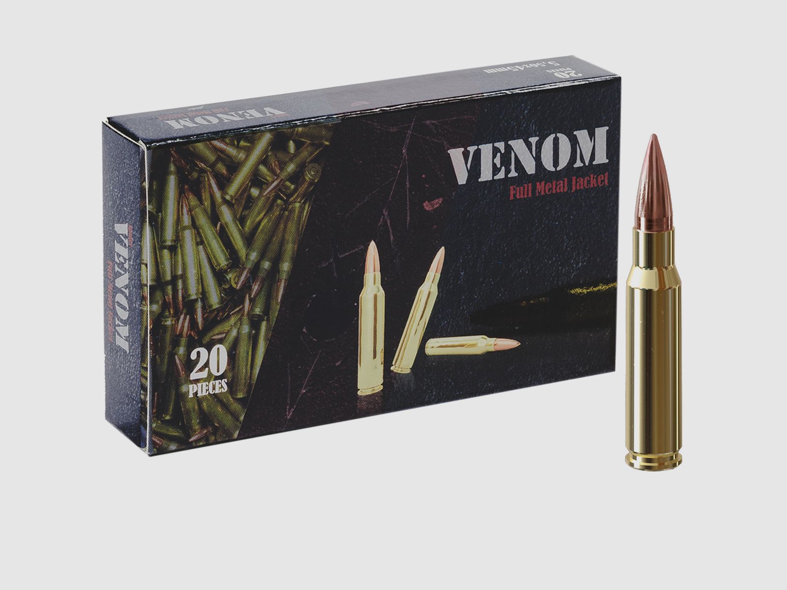 MEDEF DEFENCE Venom .308 WIN FMJ-BT 149 gr 500 Stk., Bild 1 von 2