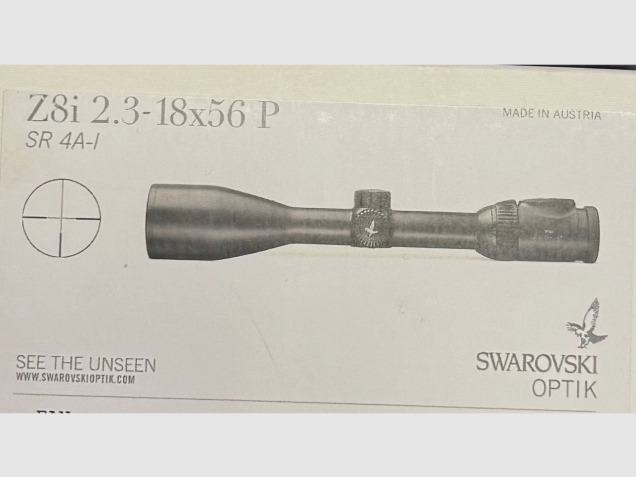 Swarovski Z8i 2,3-18x56 P
