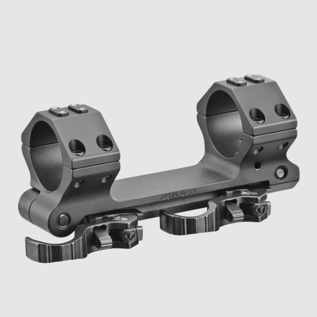 ERATAC Blockmontage Ø 30 mm mit einstellbarer Vorneigung 0-20 MIL / mrad Hebel Bauhöhe 20,0