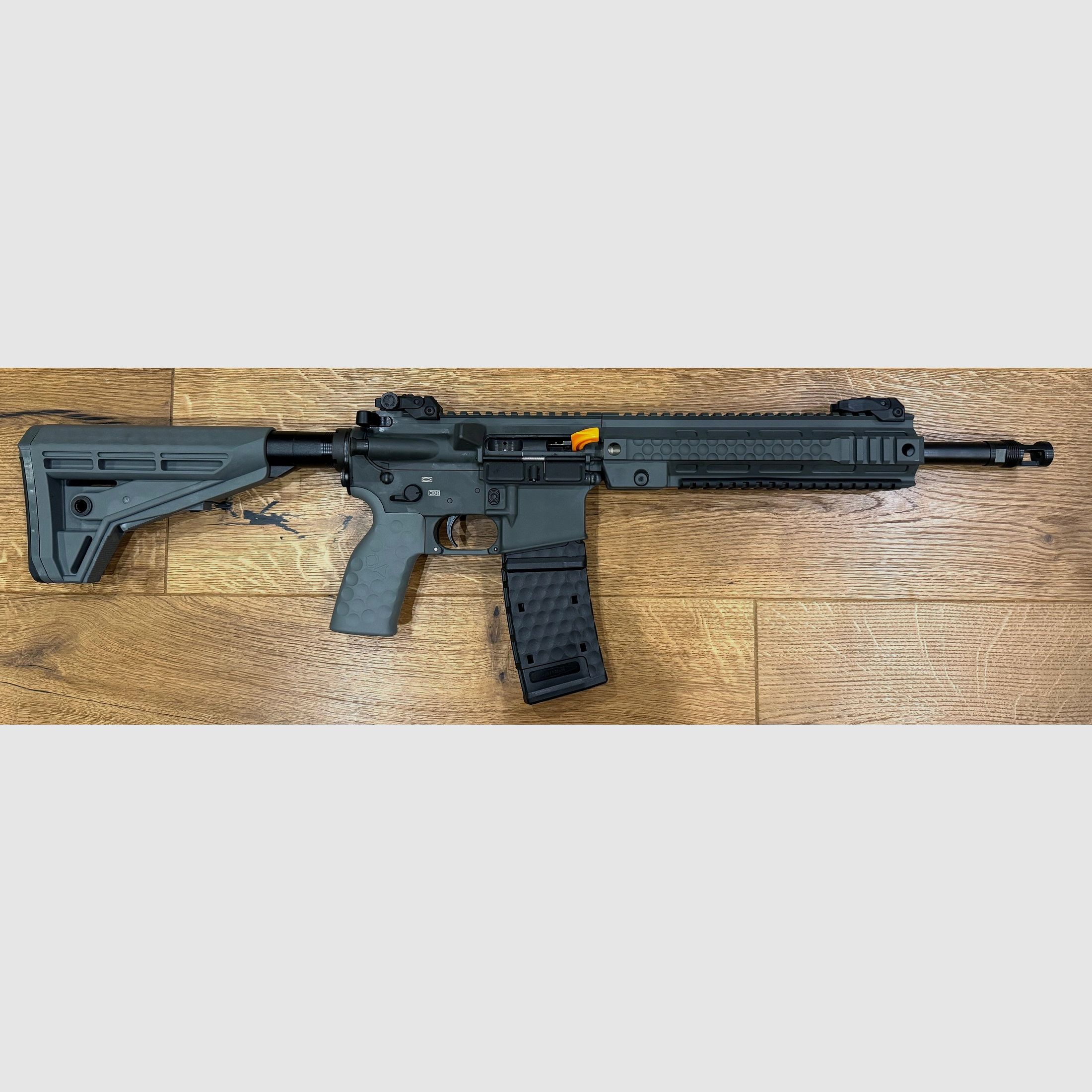 Oberland Arms OA-15 PR M11, 12" Heavy Barrel in Battleship Grey