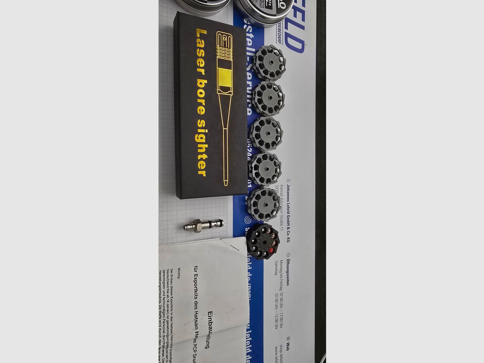 Hatsan Herkules 7,62 met compressor en accessoires