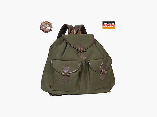 AKAH - Canvas Rucksack lautlos