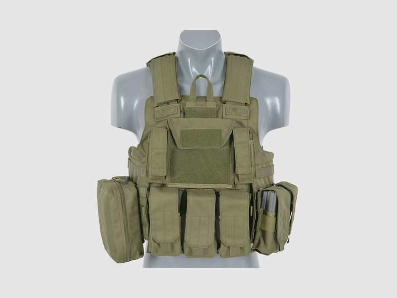 Combat Modular Armor System Replica - olive [8FIELDS]