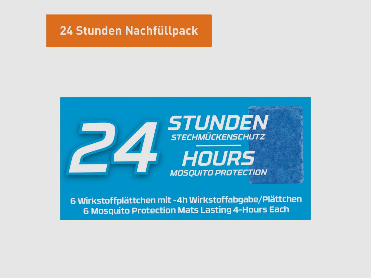 MĂĽckenabwehr 24 Stunden Backpacker NachfĂĽllpack Thermacell M-24, wirksamer MĂĽckenschutz, 20 qm Schutzzone
