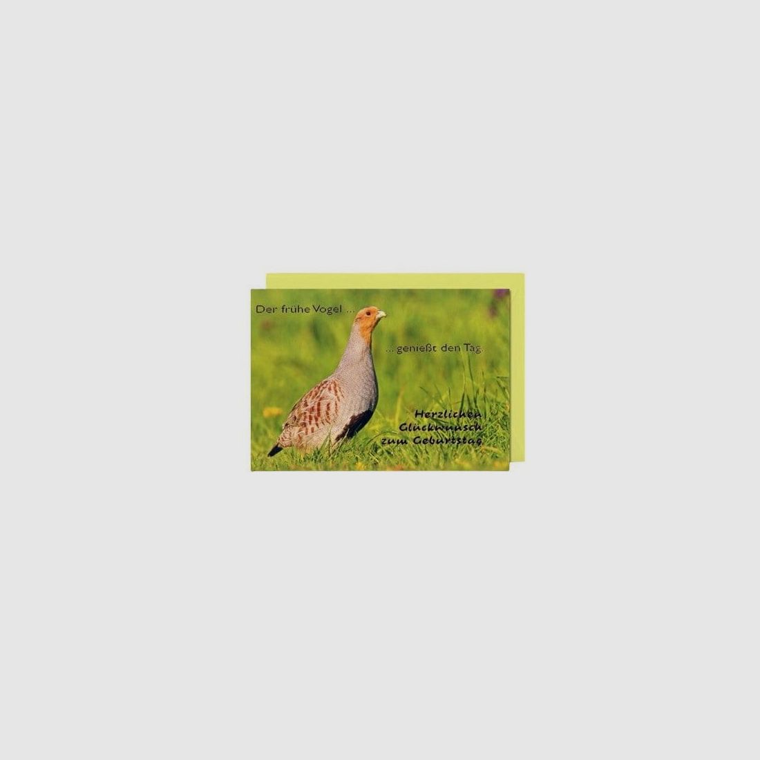 MICHEL PUBLISHING Birthday greeting card with hunting motif